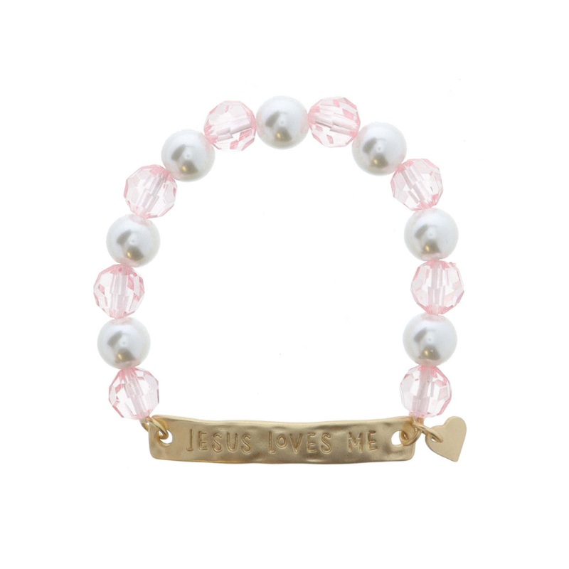 Jane Marie Jesus Loves Me Bracelet