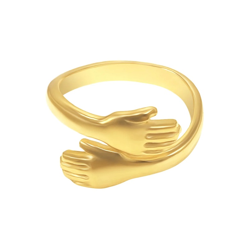 Lucia Gold Hug Ring