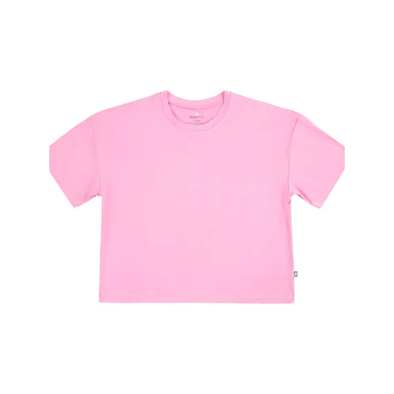 Macaron + Me Boxy Knit Tee - Pink Lemonade