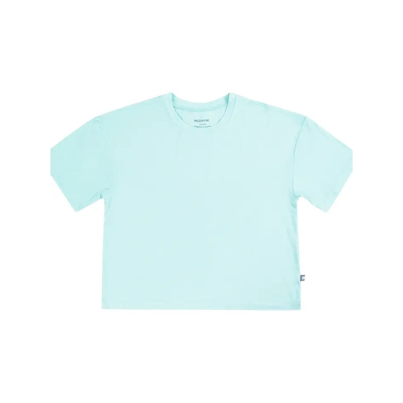 Macaron + Me Boxy Knit Tee - Turquoise