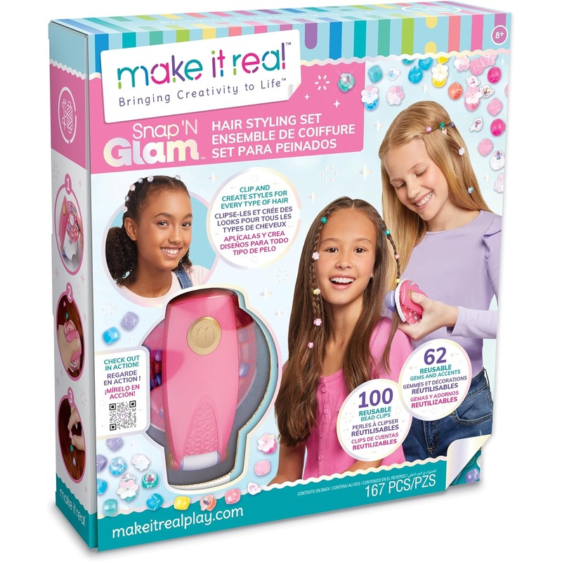 Make It Real Snap N' Glam Hair Styling Set