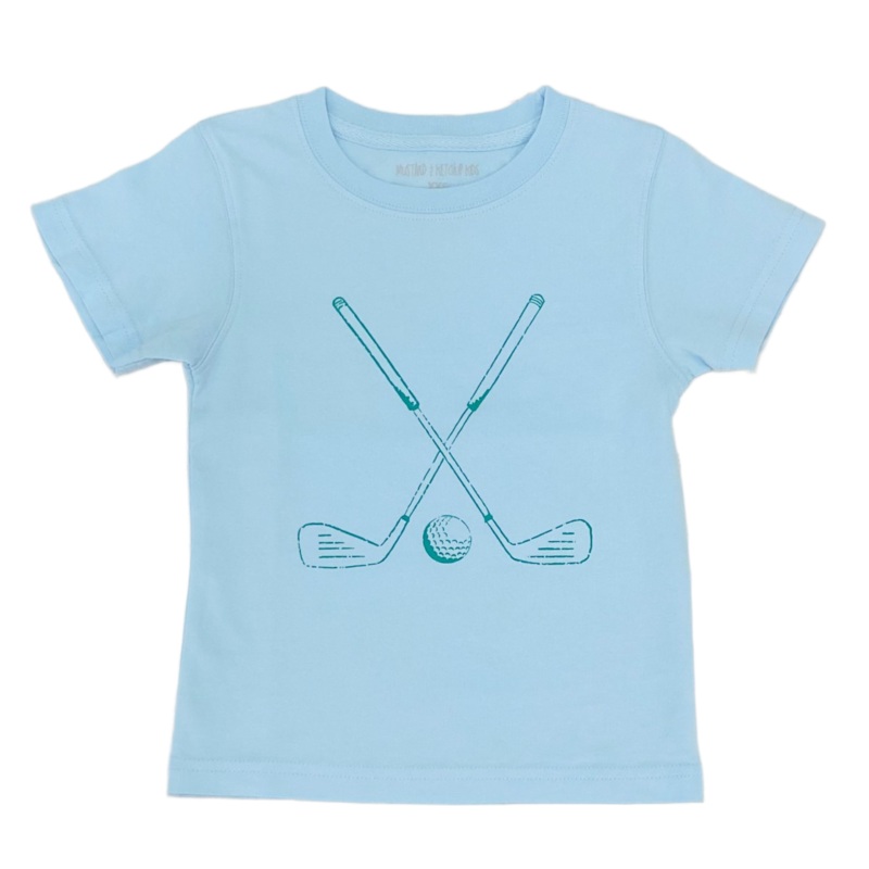 Mustard & Ketchup Kids - Light Blue Golf S/S Tee