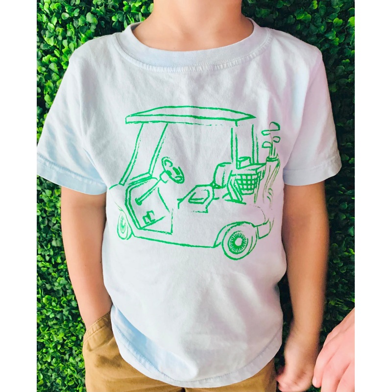Mustard & Ketchup Kids - Light Blue Golfcart