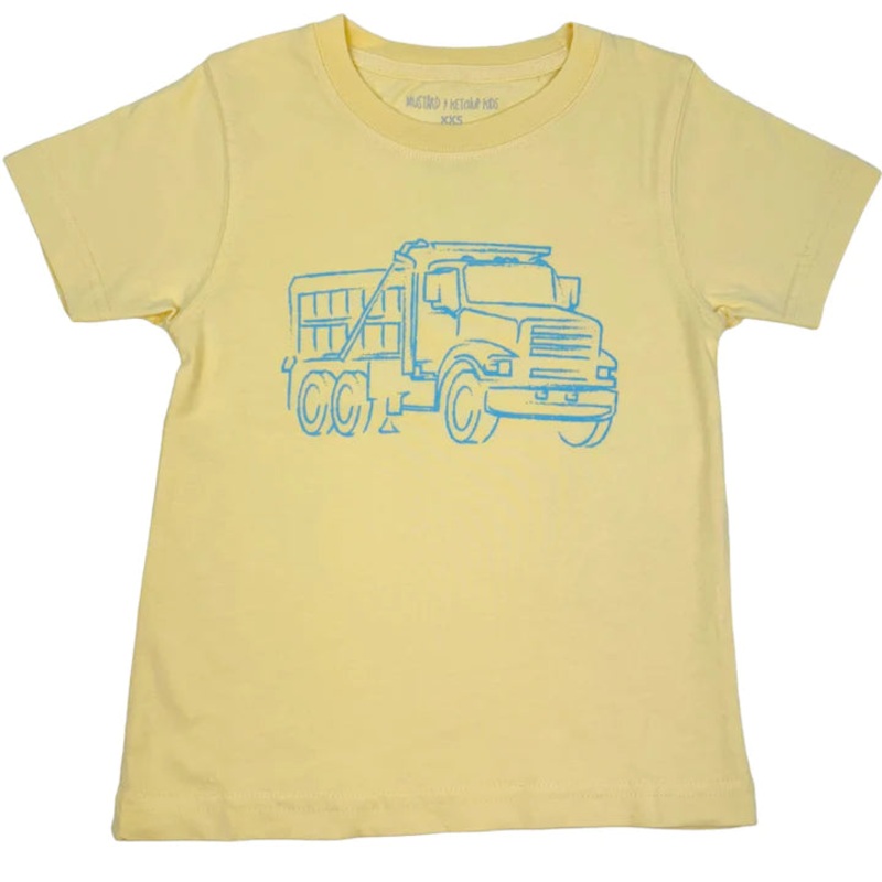 Mustard & Ketchup Kids - Yellow Dumptruck S/S Tee