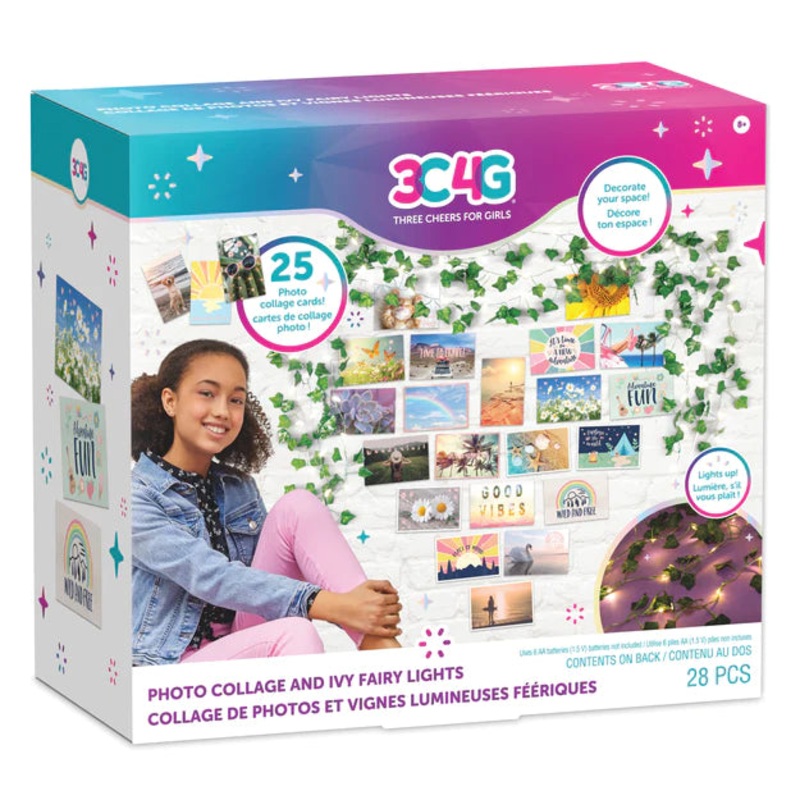 Photo Collage and Ivy Fairy Lights