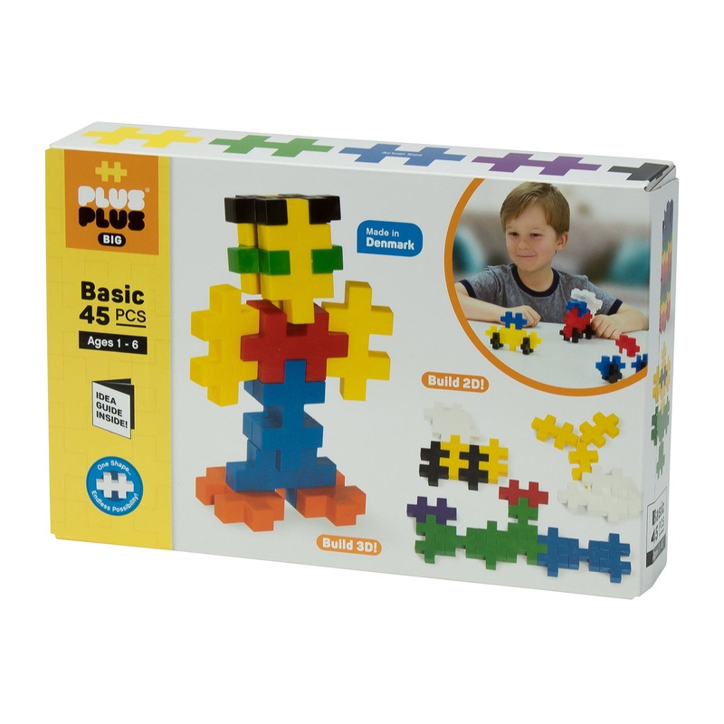 Plus Plus Learn To Build BIG 45Pc - Basic Set