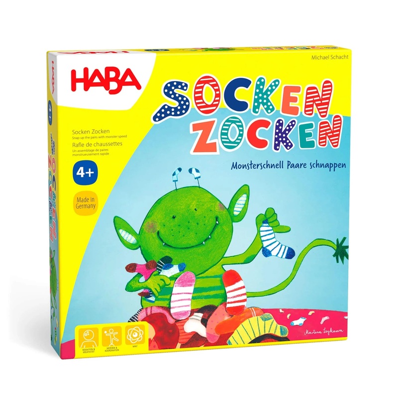Socken Zocken - A Colorful Monster Matching and Memory Sock Game