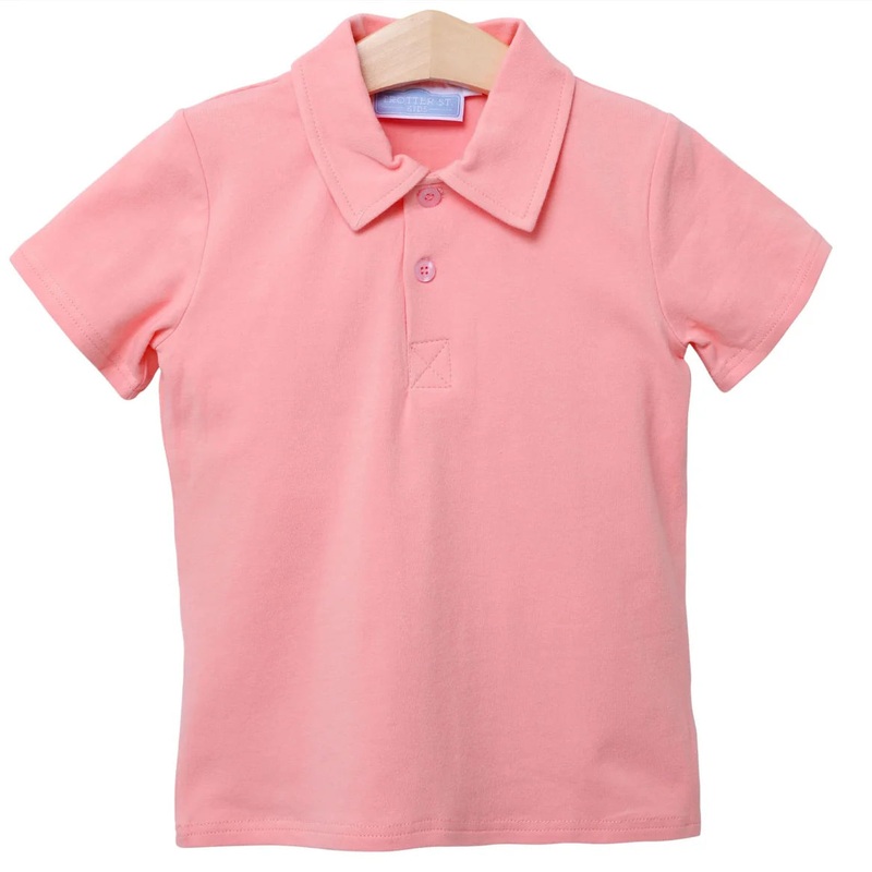 Trotter Street Kids Henry Polo - Coral