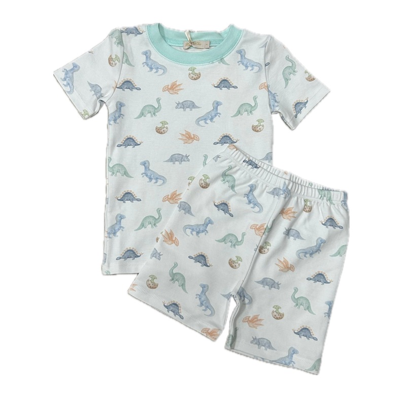 Baby Club Chic Baby Dino 2Pc Pajama Set