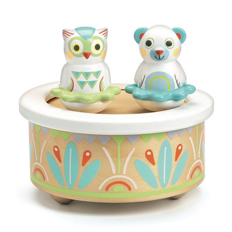 Dancing Fairy Wooden Magnetic Music Box
