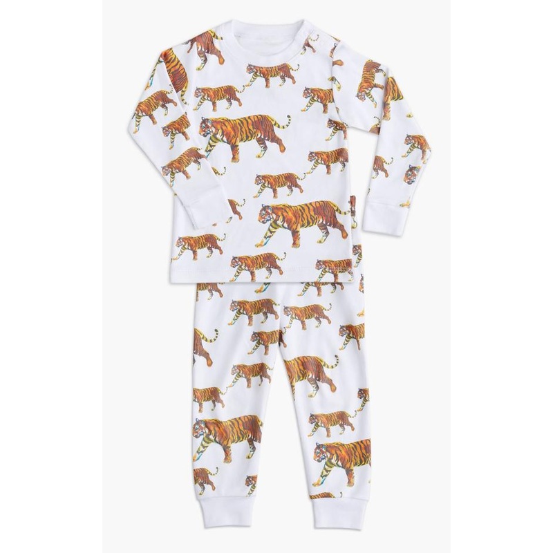 Elle Vee Organic Tiger March 2Pc Pajamas