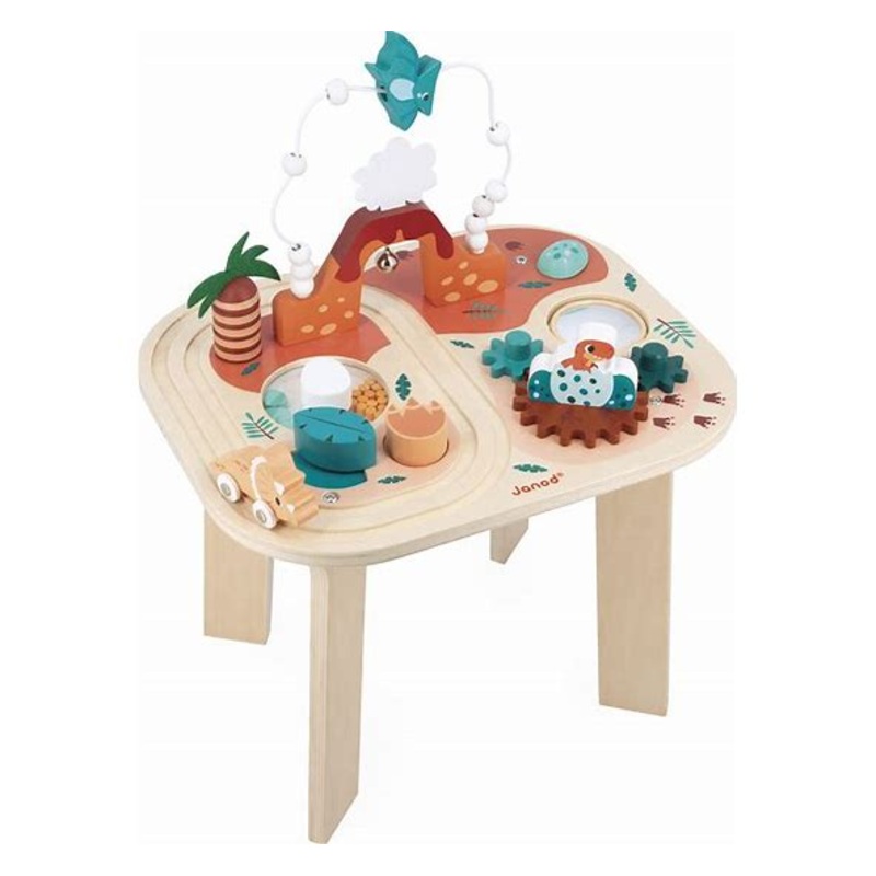 Janod Dino Wooden Activity Table