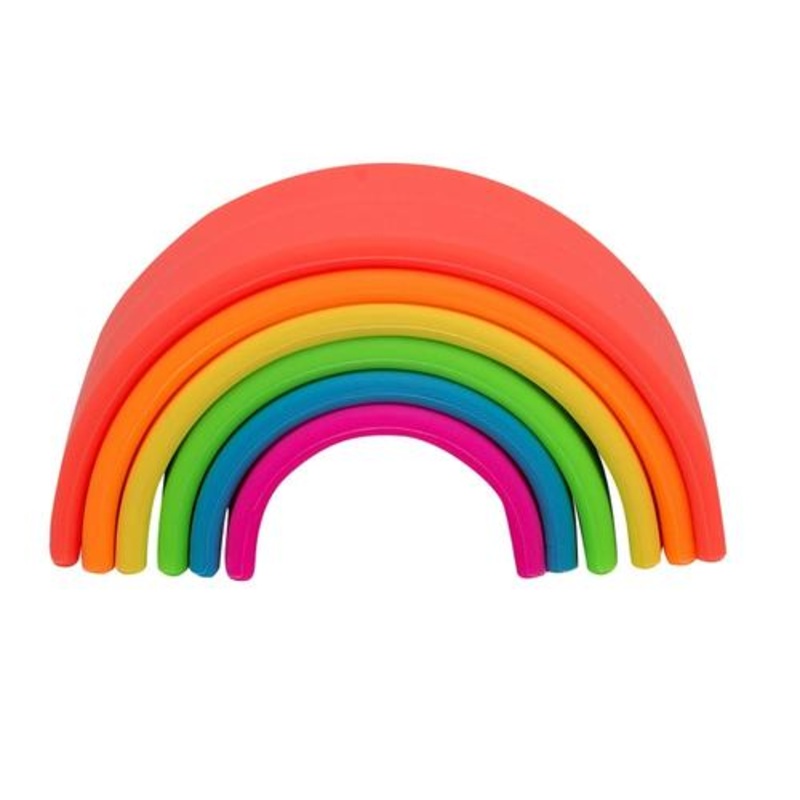 Kid Made Modern Dena My First Rainbow Stacker - Small Neon