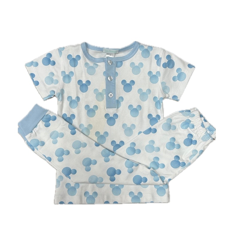 La Luna 2PC Mickey Mouse Pajamas - Blue