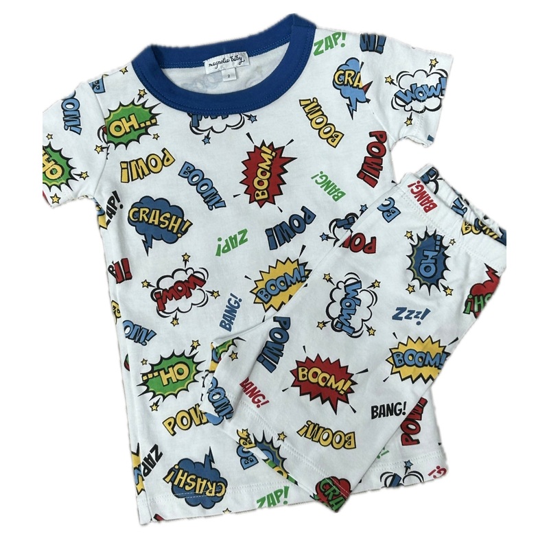 Magnolia Baby Superhero Short Pajamas