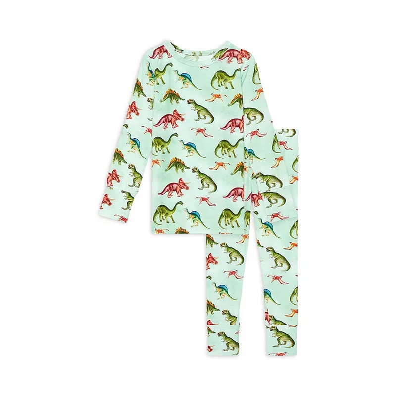 Posh Peanut 2Pc Dinosaur Buddy Pajamas