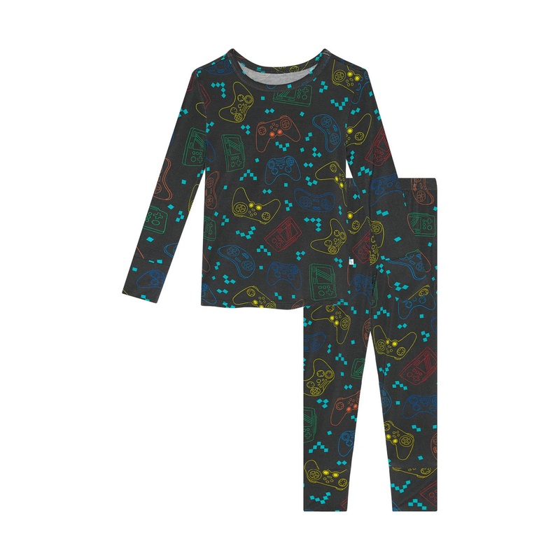 Posh Peanut 2Pc Racecar Player One Pajamas