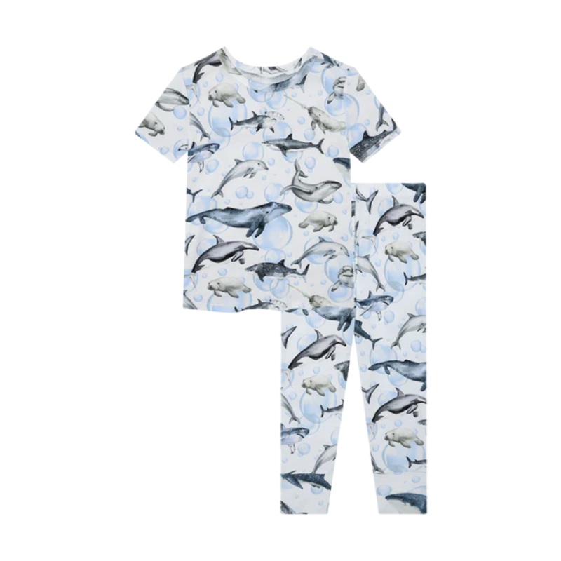Posh Peanut 2Pc Sharkly Pajamas