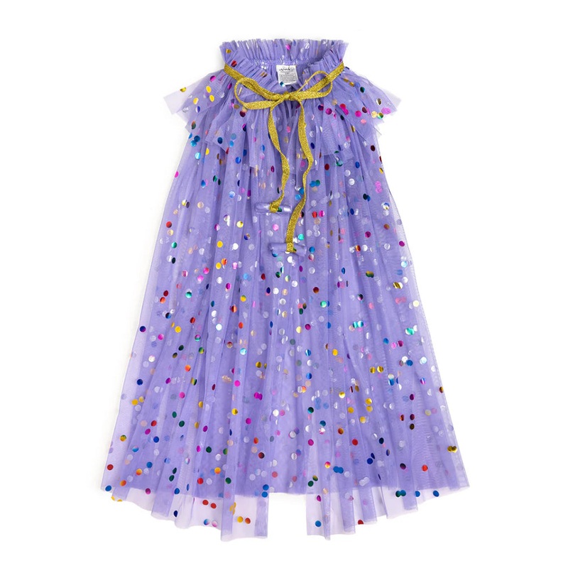 Dress Up Tulle Cape - Lavender Confetti