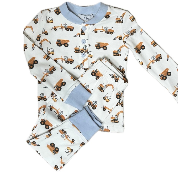 Ishtex 2PC Construction Pajama Set