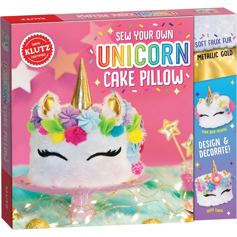 Klutz Sew Your Own Unicorn Cake Pillow