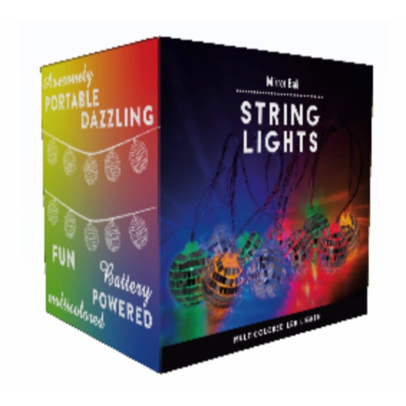 Mirror Ball String Lights