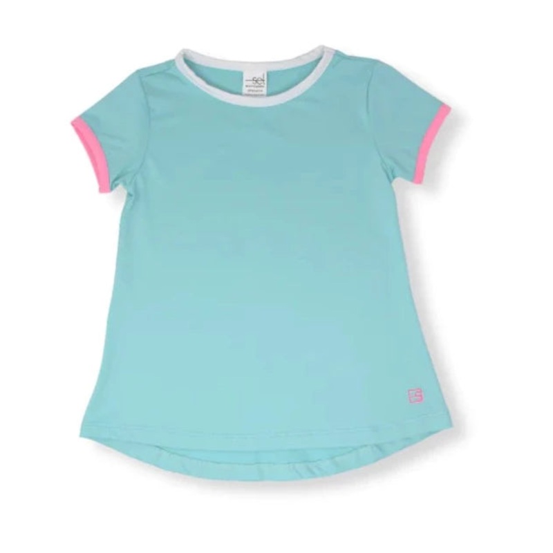 Set Athleisure Bridget Basic Tee - Turquoise/Pink/White
