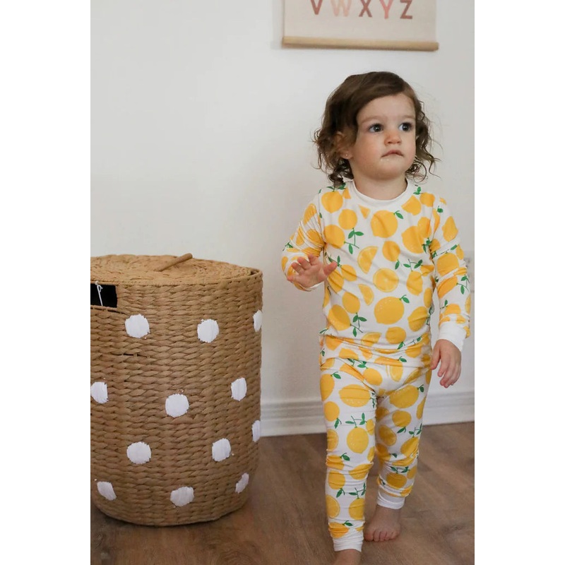 Southern Slumber Lemon 2Pc Bamboo Pajama Set