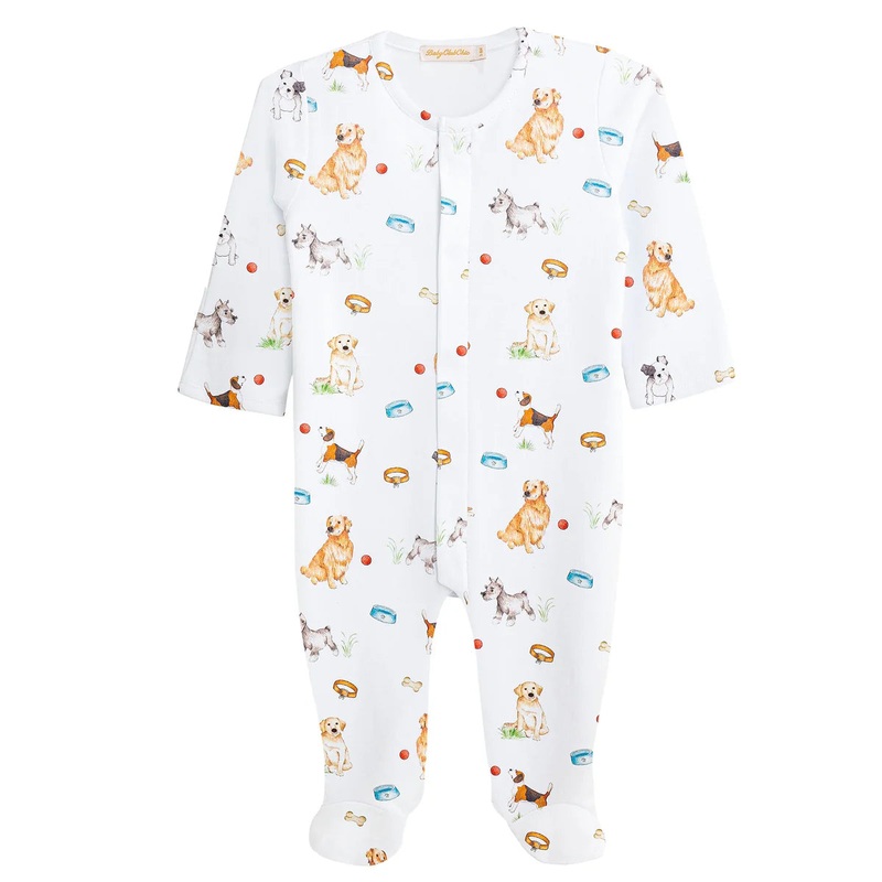 Baby Club Chic Best Friend Puppies Footie