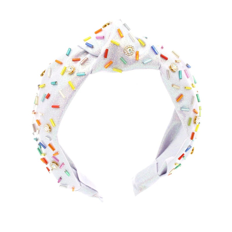 Bari Lynn Shimmer Jewel Sprinkle Knot Headband
