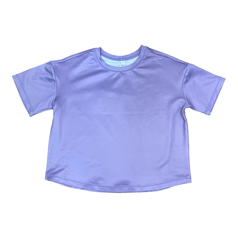 Honesty Performance Boxy Tee - Purple