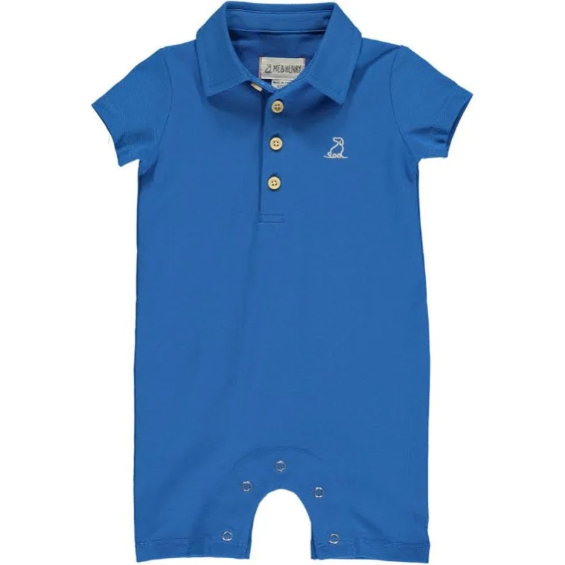 Me & Henry Drift Royal Pique Romper