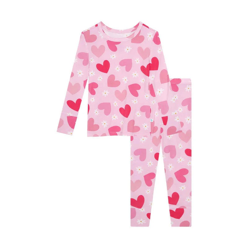 Posh Peanut 2Pc Daisy Love Pajamas
