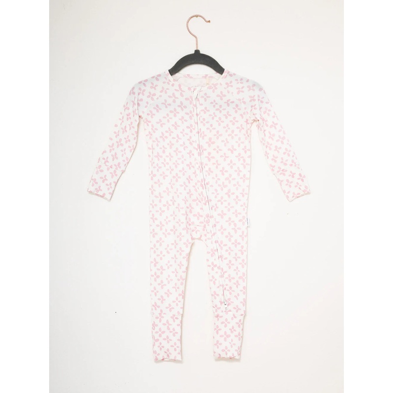 The Uptown Baby Romper - Pink Clover
