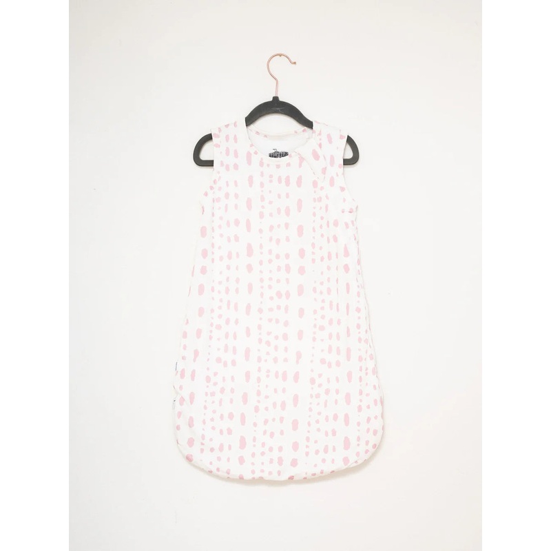 The Uptown Baby Sleep Bag - Pink Dalmatian (0-6M)