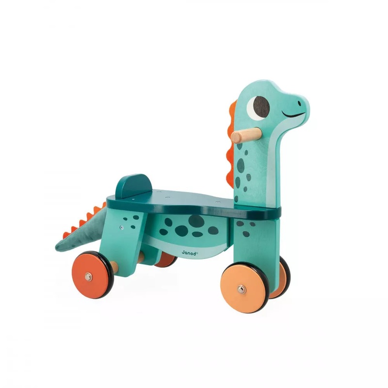 Wooden Dinosaur Ride-On Dino Portosaurus
