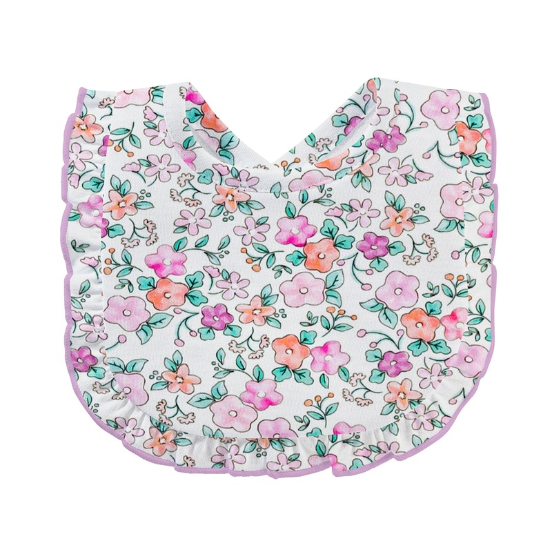 Baby Club Chic Bib - Blush Floral