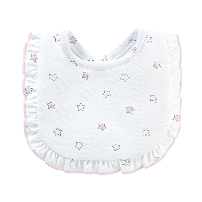 Baby Club Chic Bib - Little Pink Stars