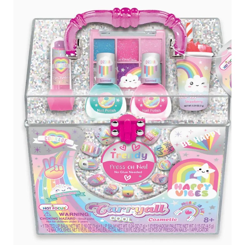 Carryall Cosmetic Case - Rainbow