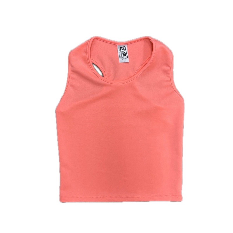 Erge Techno Racerback Tank - Neon Coral