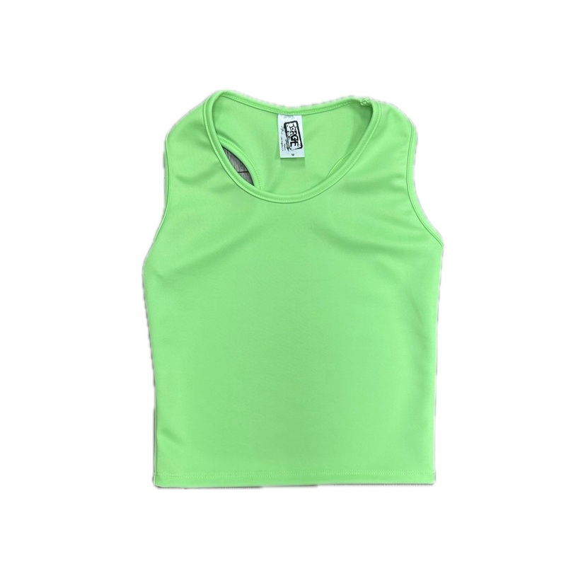 Erge Techno Racerback Tank - Neon Lime