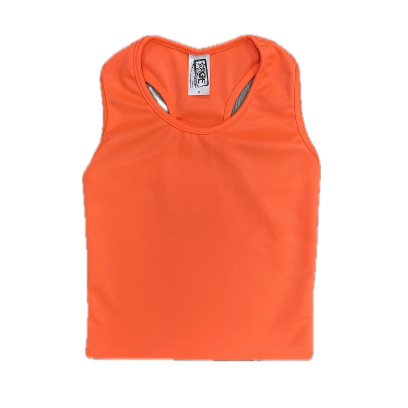 Erge Techno Racerback Tank - Neon Orange