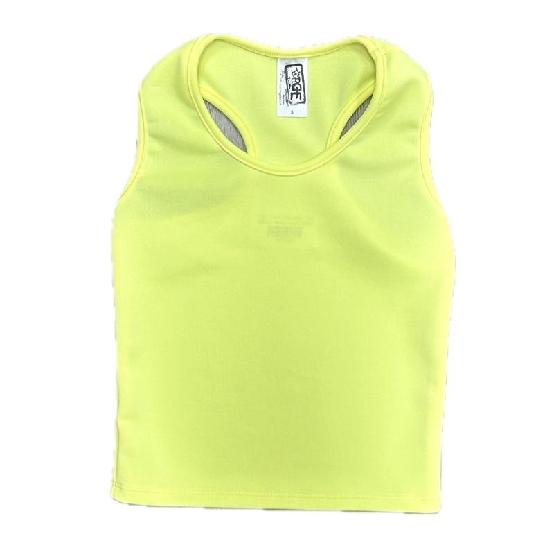 Erge Techno Racerback Tank - Neon Yellow