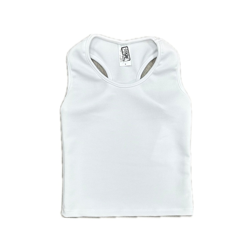 Erge Techno Racerback Tank - White
