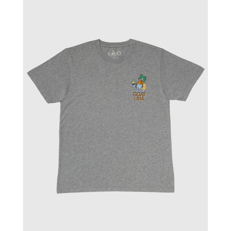 GOAT USA Gray Hawaiian T-Shirt