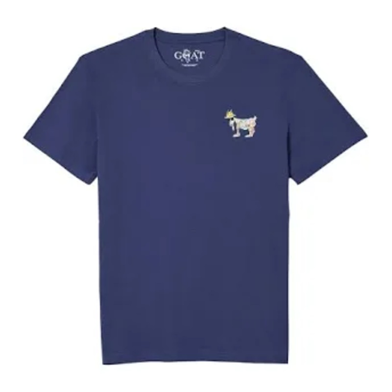 GOAT USA Navy Surf T-Shirt