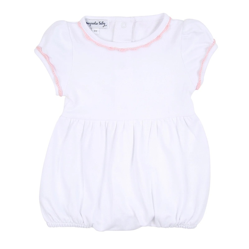 Magnolia Baby Pink Baby Joy Crochet Trim Bubble
