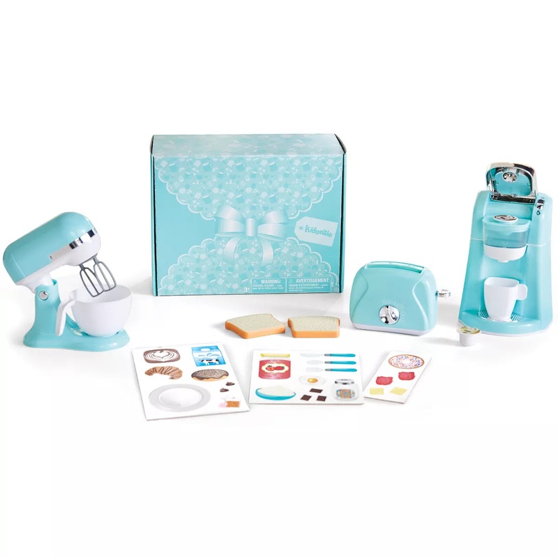 Trendy Kitchen Trio - Set of 3 Realistic Toy Kitchen Appliances