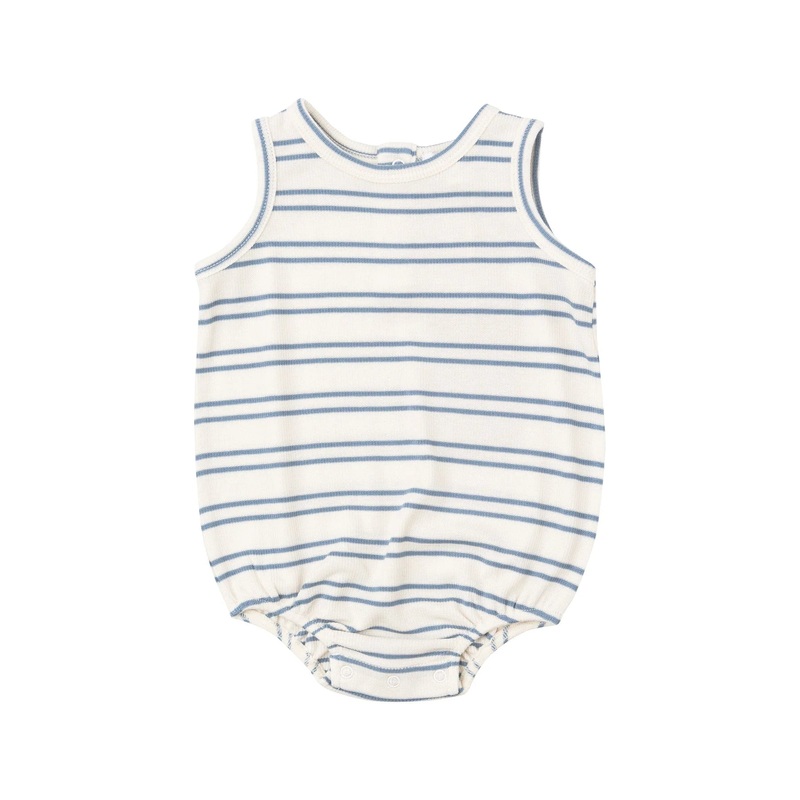Angel Dear Anchor Rib Blue Stripe Tank Bubble