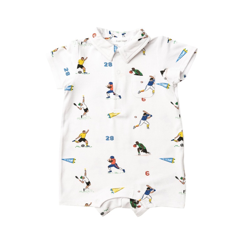 Angel Dear Muslin Polo Shortie - Sports